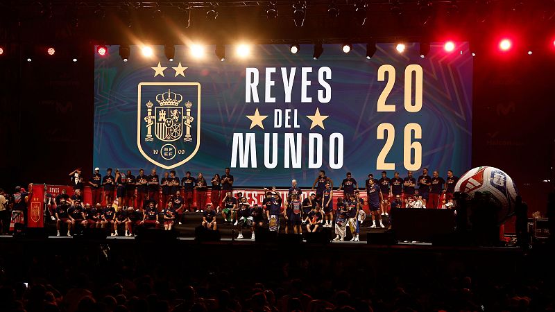 España celebra su segundo Mundial por todo lo alto en Cibeles - Copa Mundial de la FIFA 2026 | Ver