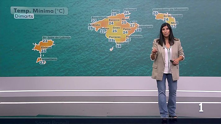 Informatiu Balear - El temps a les Illes Balears - 21/07/26