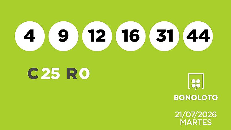 Sorteo de la Lotería Bonoloto y Euromillones del 21/07/2026 - Ver ahora