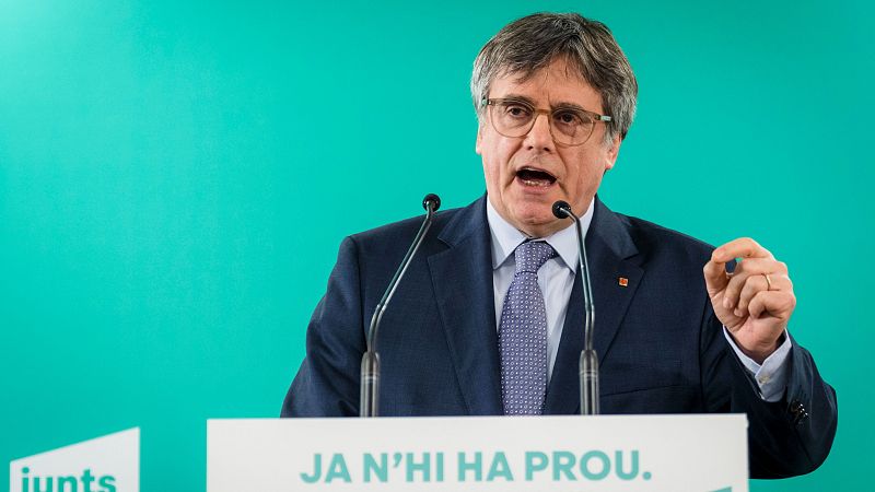 Puigdemont denuncia a España en la UE por no aplicar la amnistía - La hora de La 1 | Ver