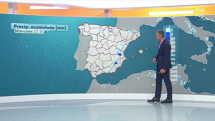 El tiempo - Tormentas con viento muy fuerte y ocasionalmente con granizo en el este, sureste y noreste peninsular