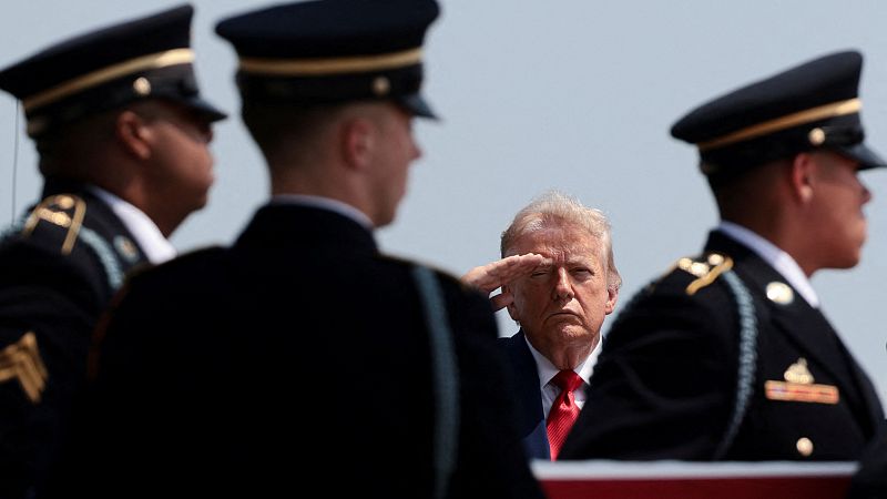 Trump: "Los estadounidenses no están contra la guerra" | Ver ahora