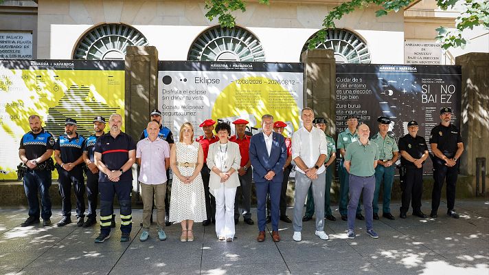 Casi 1.200 efectivos velarán por la seguridad en Navarra durante el eclipse solar - Telenavarra | Ver