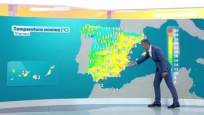 El tiempo - Tormentas con rachas de viento muy fuertes y ocasionalmente con granizo en Almería, Murcia y Alicante