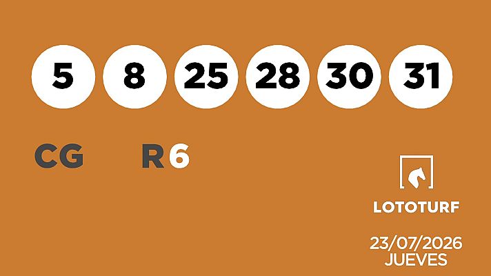 SELAE - Sorteo de Lotería Lototurf: 23/07/2026