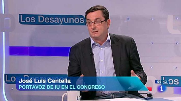 Los desayunos de TVE - José Luis Centella, portavoz de IU