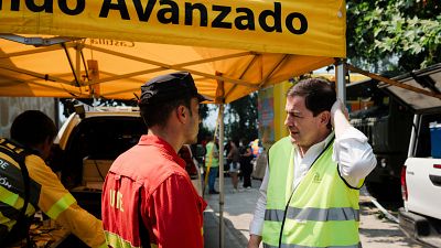 Ma�ueco avisa de la situaci�n delicada por el incendio de �vila - Informativo 24h | Ver