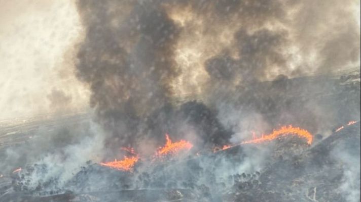 Noticias Murcia - Estabilizado el incendio que ha arrasado la sierra del Algarrobo, en la Pinilla