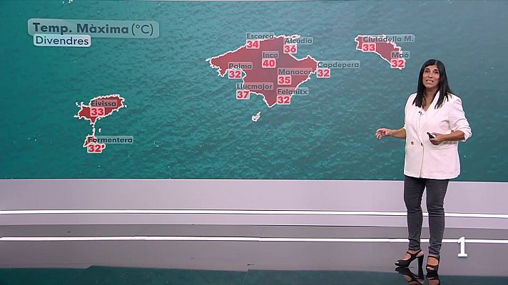 Informatiu Balear - El temps a les Illes Balears - 24/07/26