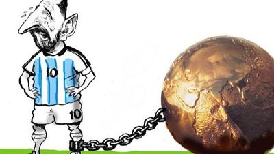 La derrota de Messi en el Mundial interpretada por Gallego & Rey