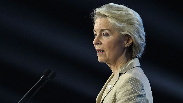 Telediario 1 - La UE rechaza el argumento de los trabajos forzosos de Trump para imponer nuevos aranceles