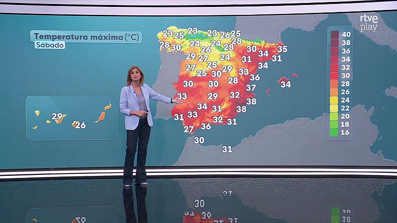 El Tiempo Noche - 24/07/26 - RTVE.es - El tiempo | Ver