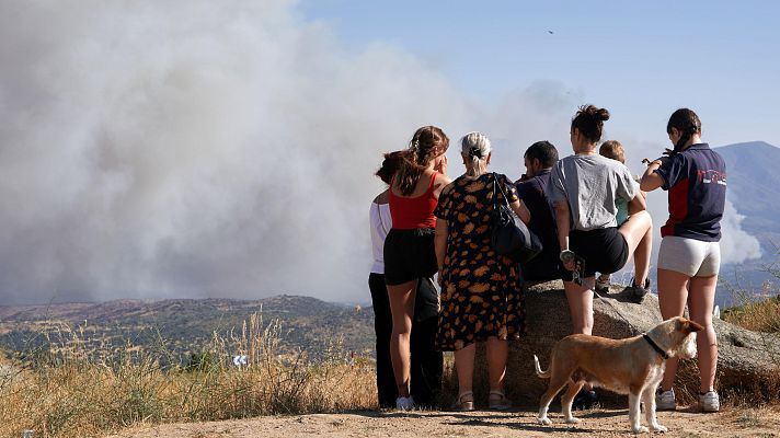 Telediario 2 - Más de 9.000 hectáreas arrasadas por el incendio de Burgohondo, Ávila