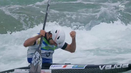 Miquel Trav�, campe�n del mundo de pirag�ismo en aguas bravas en C1
