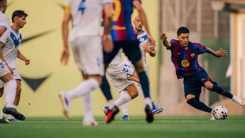 El Barça golea al Europa en su primer partido de pretemporda - Teledeporte | Ver