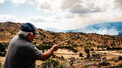 Hasta 30.000 personas están evacuadas o confinadas por el fuego en Ávila