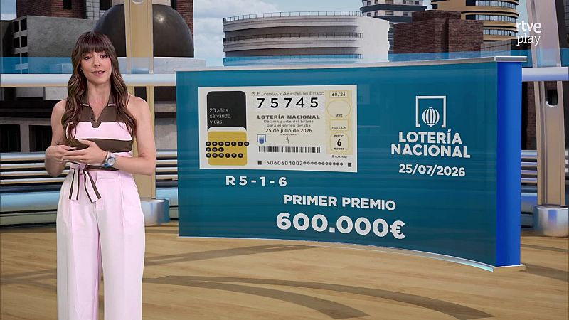 Sorteo de la Lotería Nacional: 25/07/2026 - Loterías | Ver