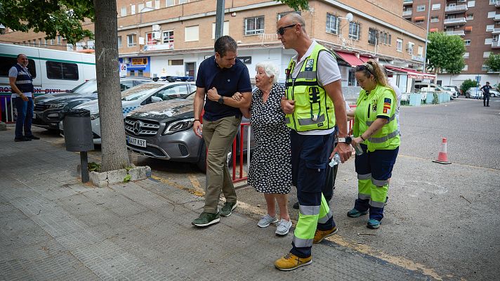 Telediario Fin de Semana - Los desalojados por los incendios de Madrid y Ávila: preocupación y confianza en que puedan volver a su hogar