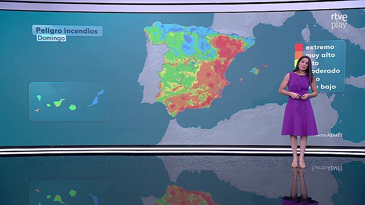El tiempo - Descenso general y acusado de las temperaturas, salvo las máximas en litoral mediterráneo y Rías Baixas 