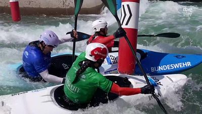 Miren Lazkano logra el bronce mundial en kayak cross
