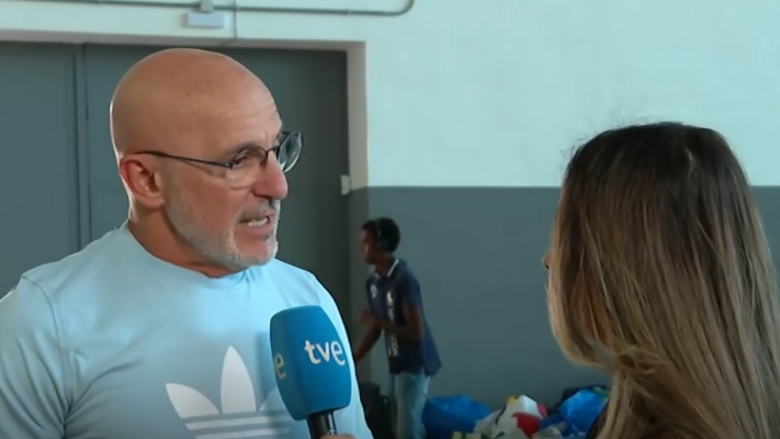 Teledeporte - Luis de la Fuente, sobre los incendios: "Es una obligación de tods intentar ayudar"