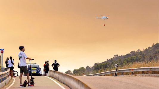 El incendio de Vall d'Uix� (Castell�n) deja ya 16.000 desalojados y 4.300 hect�reas quemadas