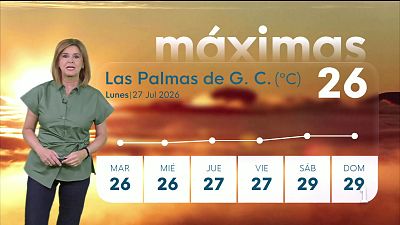 El tiempo en Canarias - 27/07/2026