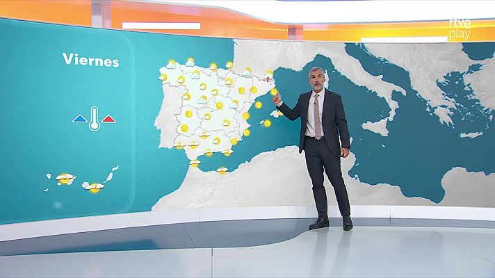 El tiempo - Temperaturas de 36-38 grados en el oeste de Galicia y suroeste peninsular