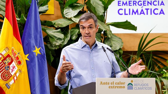 Sánchez insiste en el pacto de Estado contra la emergencia climática - Canal 24h | Ver vídeo