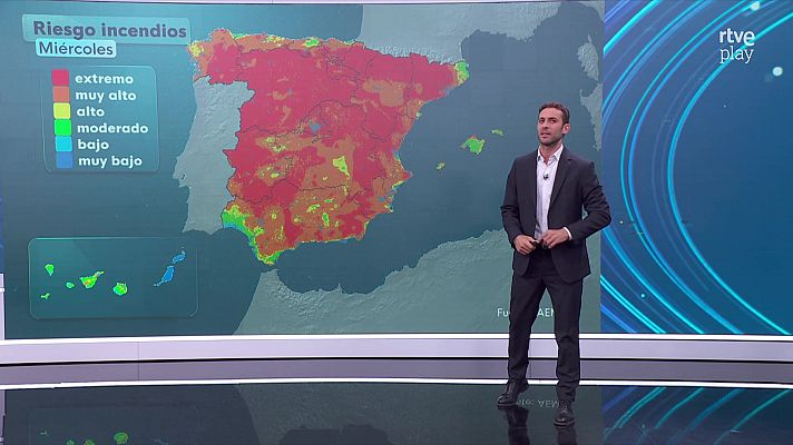 El tiempo - Posibilidad de chubascos  muy fuertes en la costa norte de las islas Baleares