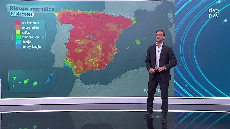 El Tiempo Noche - 27/07/26 - RTVE.es - El tiempo | Ver