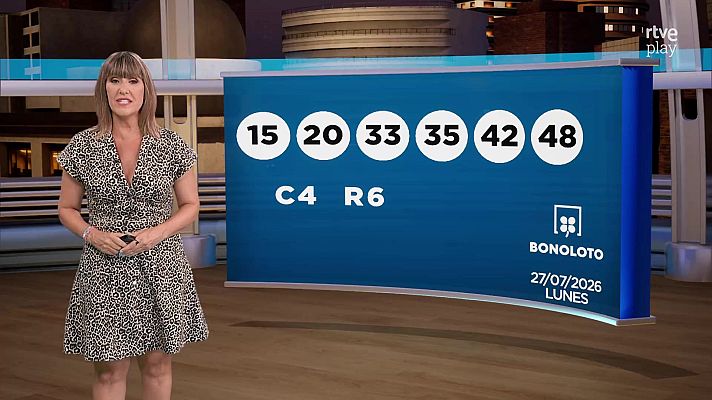 Loterías - Sorteo de la Bonoloto y Primitiva del 27/07/2026