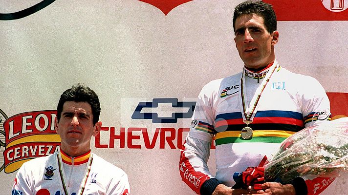 Tour de Francia - 35 años del primer Tour de Francia del ciclista español Miguel Induráin