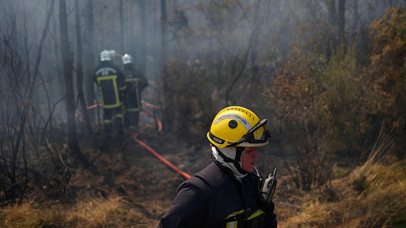 El megaincendio de Gironda se encuentra estable aunque Francia teme la llegada de otra ola de calor
