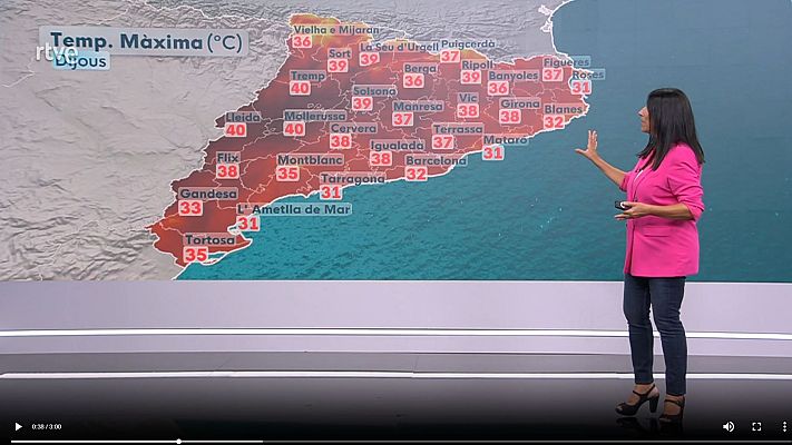 El temps - Una onada de calor, intensa i sobretot, llarga