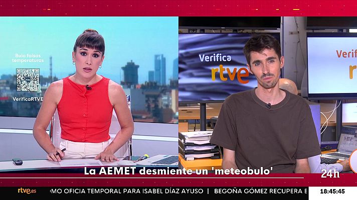 La tarde en 24h - VerificaRTVE aclara el bulo de la tabla de temperaturas de 1950