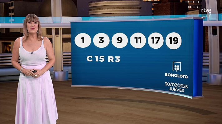 Loterías - Sorteo de la Lotería Nacional, Bonoloto, Primitiva y Jóker del 30/07/2026