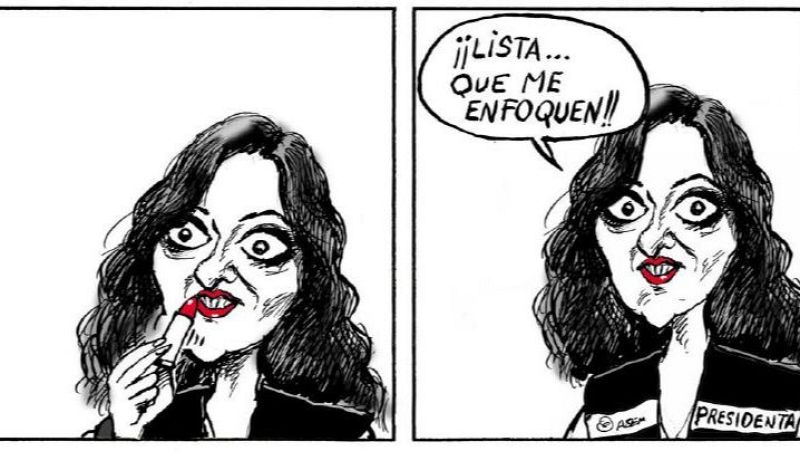La polémica de Ayuso y la gestión de los incendios en la nueva tira de Gallego & Rey para 'Directo al grano' - Directo al grano | Ver