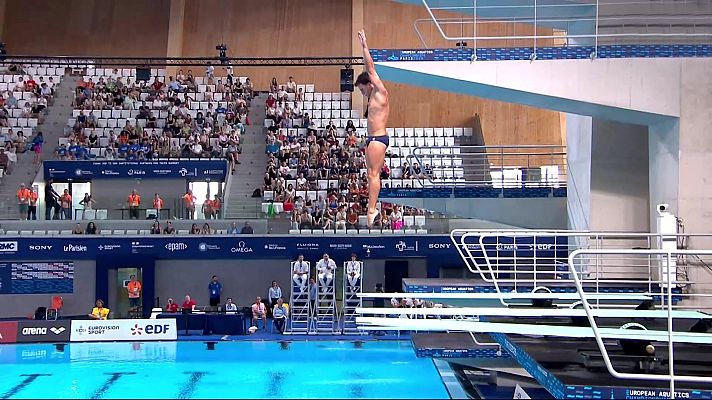 Natación - Campeonato de Europa de Deportes Acuáticos. Natación Saltos: Final de equipo mixto