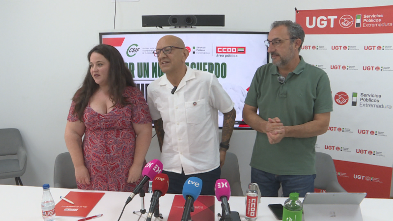 Los sindicatos anuncian movilizaciones a partir de septiembre si la Junta de Extremadura no negocia la subida salarial de los empleados públicos - Noticias de Extremadura | Ver