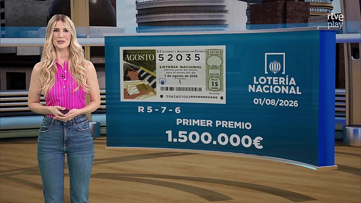 Loterías - Sorteo de la Lotería Nacional del 01/08/2026