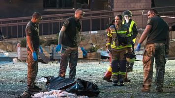 Al menos nueve muertos y decenas de heridos en un ataque con misiles bal�sticos rusos sobre Kiev