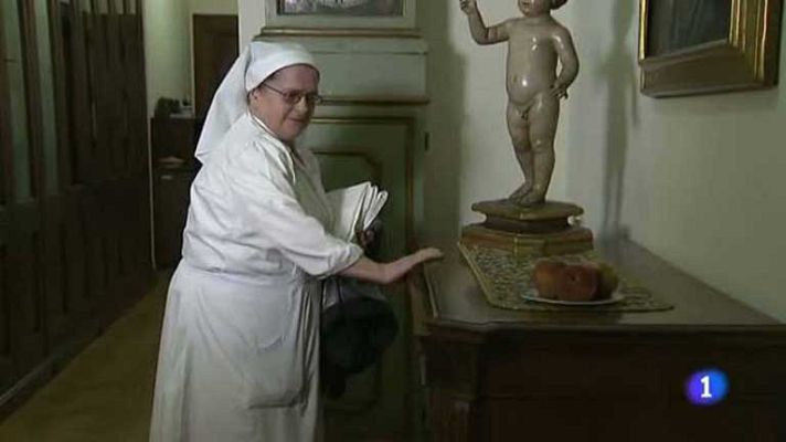 Telediario 1 - El Colegio español en Roma alberga a catorce sacerdotes