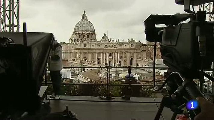 Telediario 1 - TVE despliega un amplio equipo de informativos para cubrir el cónclave