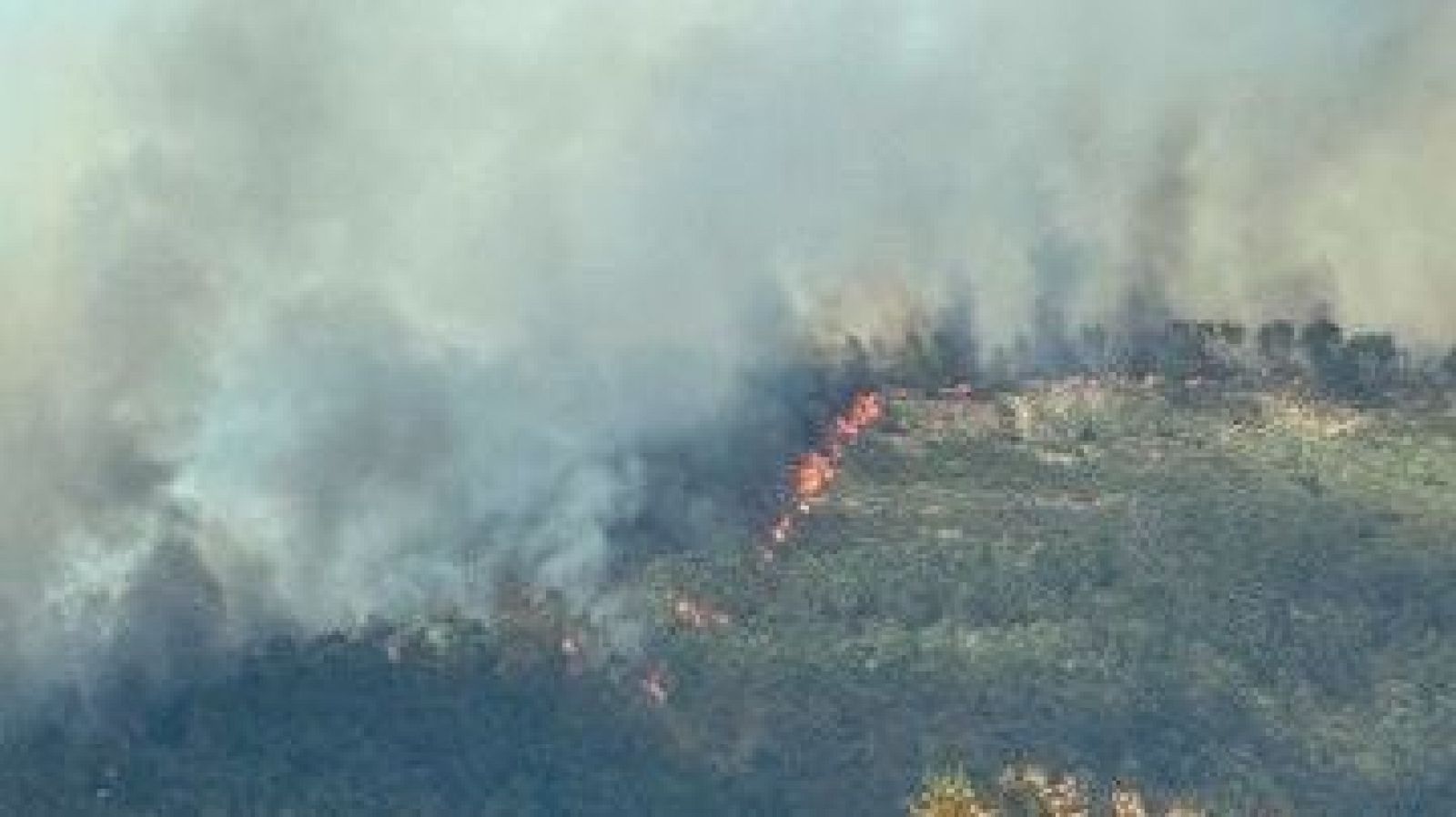 El incendio forestal en Casas de Millán, en Cáceres, está "en vías de estabilización" | Ver