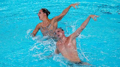 Campeonato de Europa de Deportes Acuáticos. Natación Artística:  Final de dúo técnico mixto 