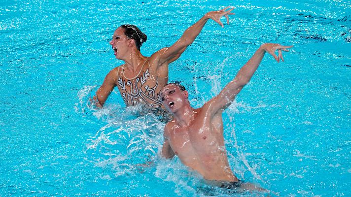 Natación - Campeonato de Europa de Deportes Acuáticos. Natación Artística:  Final de dúo técnico mixto 