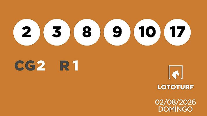 SELAE - Sorteo de Lotería Lototurf: 02/08/2026