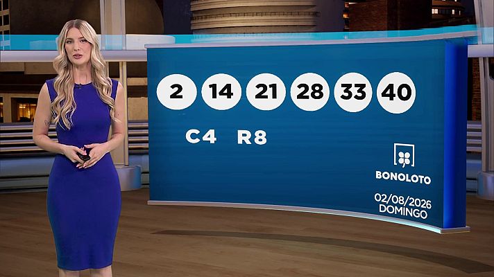 Loterías - Sorteo de la Bonoloto y El Gordo de la Primitiva del 02/08/2026