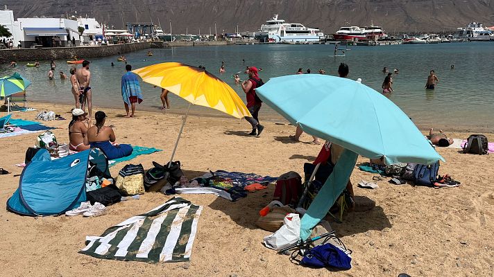 Telediario Matinal - El tiempo este lunes 3 de agosto: las temperaturas máximas descienden de forma generalizada en la Península